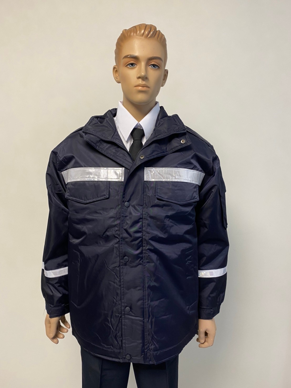 兩件式反光短大衣