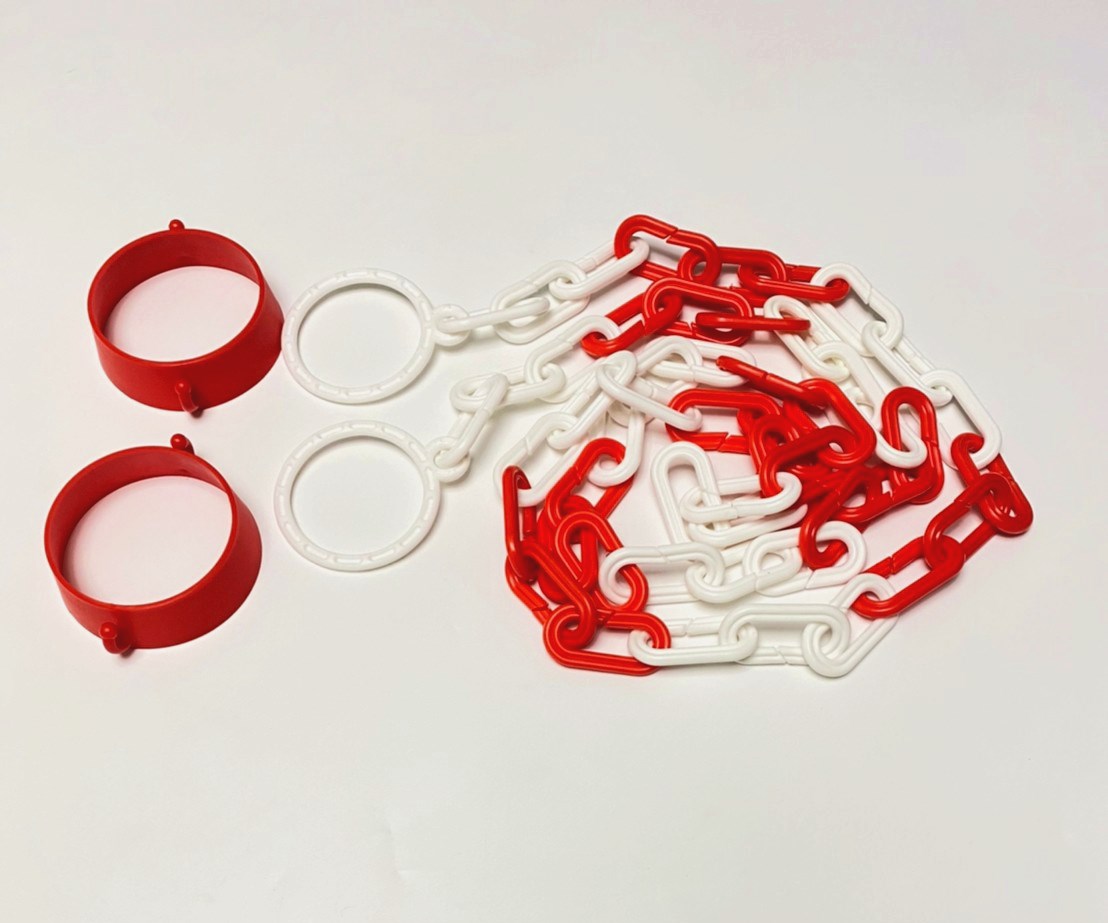  三角錐隔離警示鏈