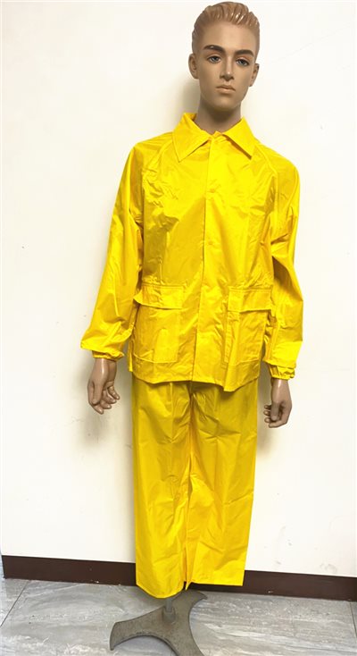 兩件式尼龍反光雨衣