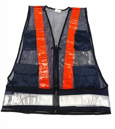  多功能反光背心(橘/白)自來水公司訂製