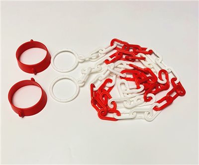  三角錐隔離警示鏈