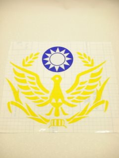 警徽反光貼紙[後窗及前檔均有]
